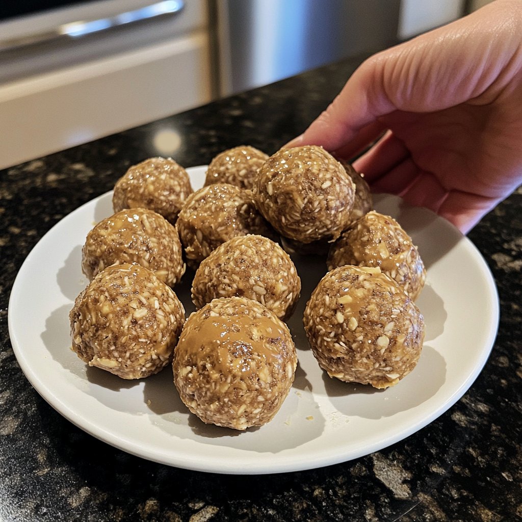 Protein Balls with Almond Milk