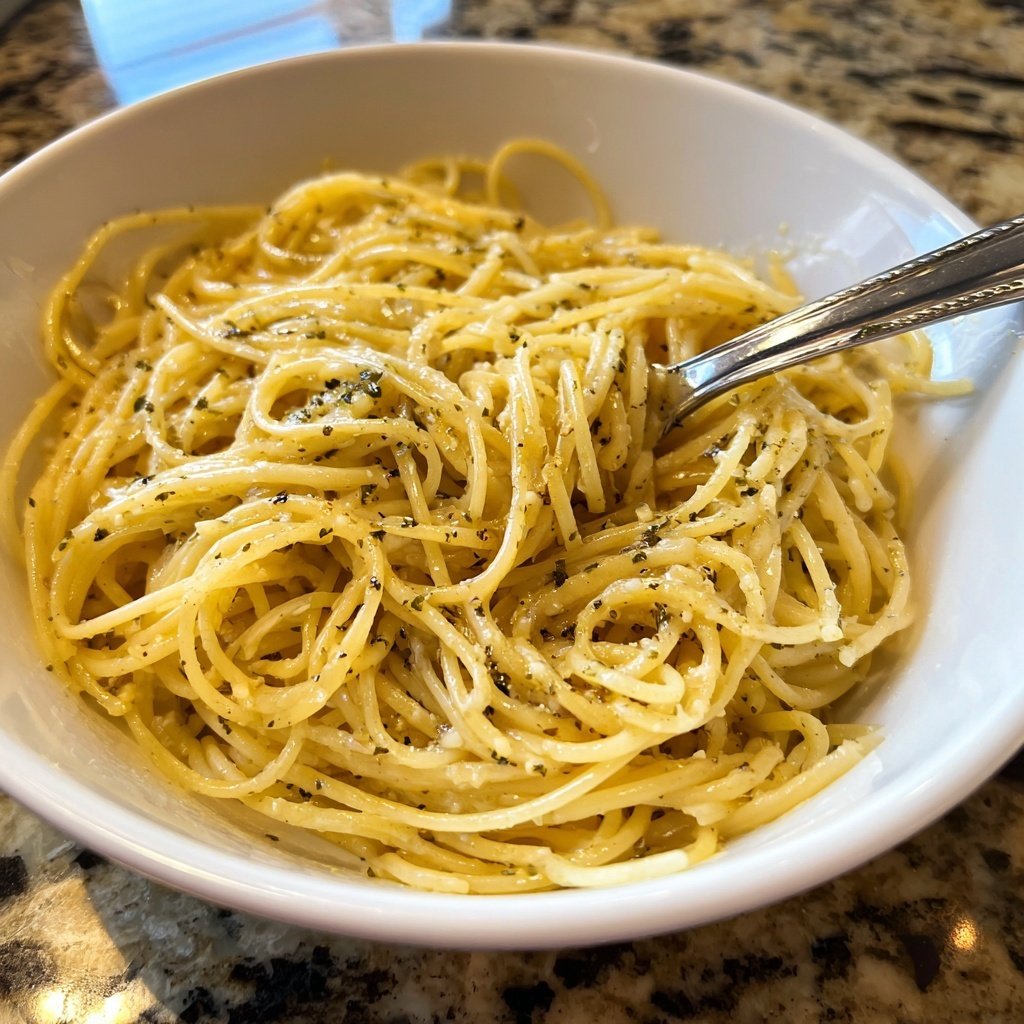 Quick & Easy 15-Minute Garlic Pasta