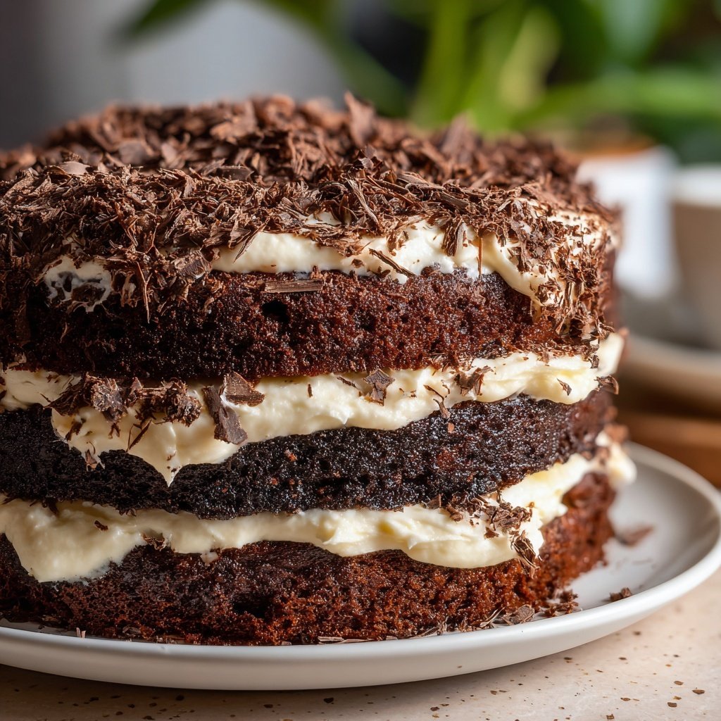 Chocolate Cake With Milk Frosting