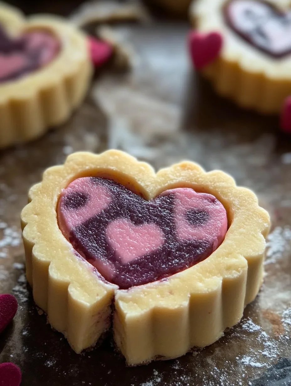 Slice and Bake Heart Cookies