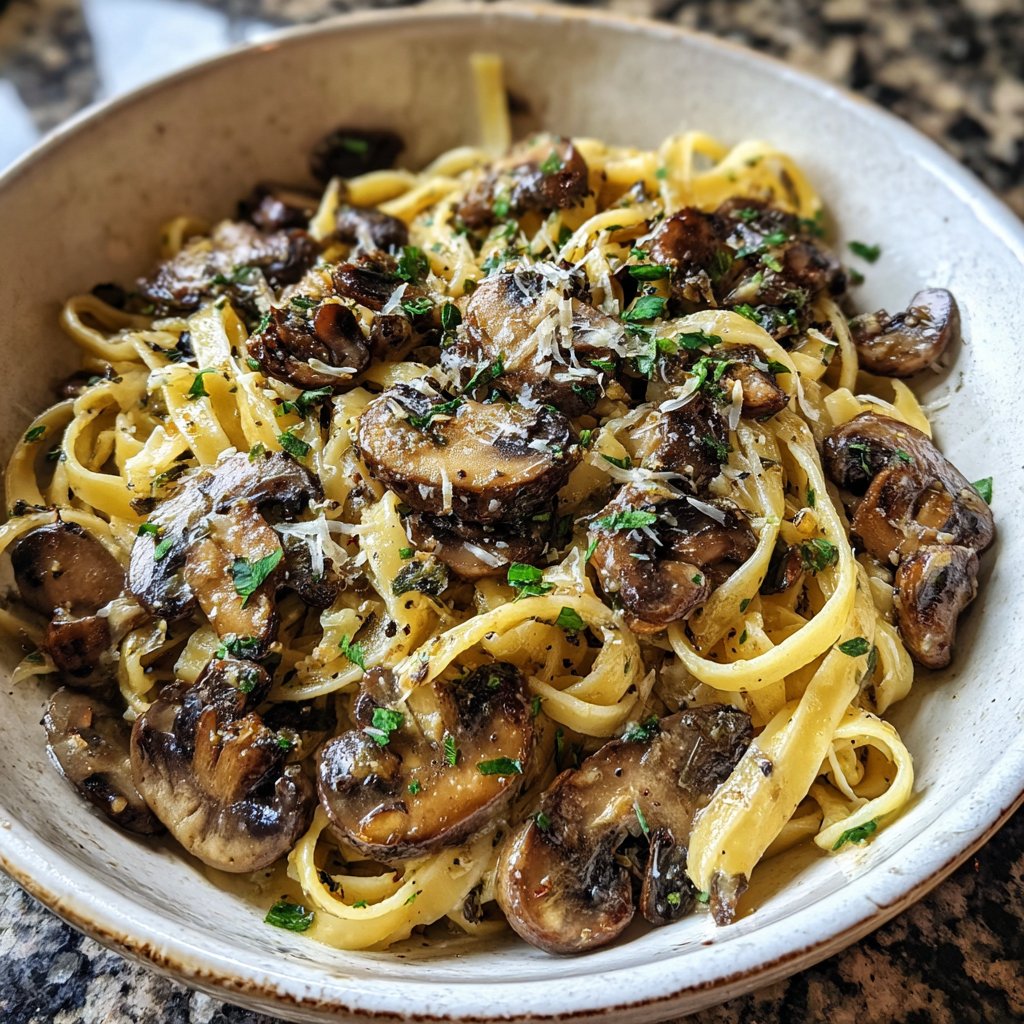 Romantic Mushroom Tagliatelle