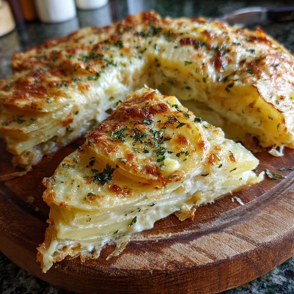 Sunday Creamy Potato Gratin