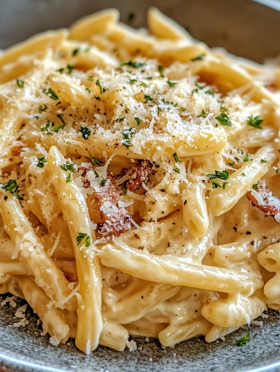 One Pot Creamy Garlic Pasta