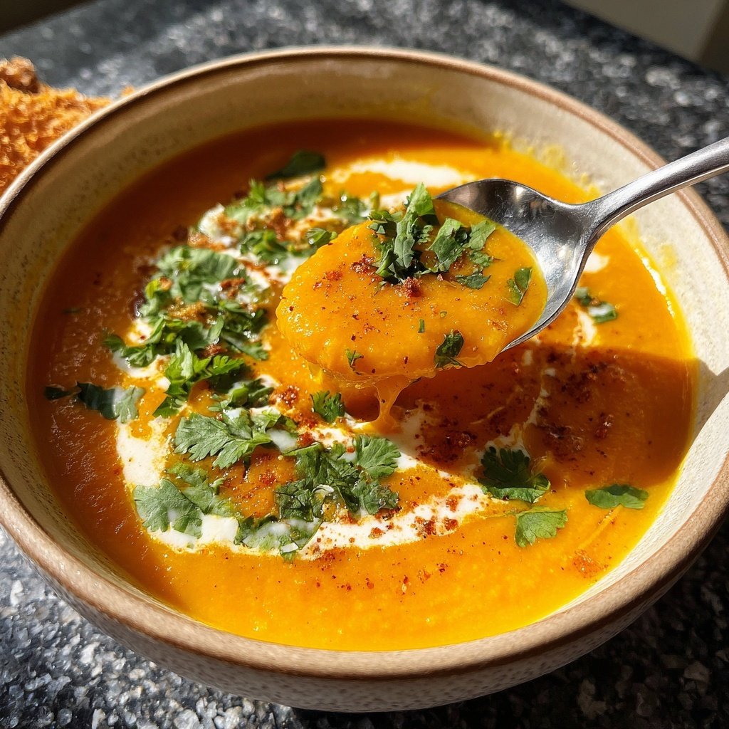 Creamy Carrot Ginger Soup