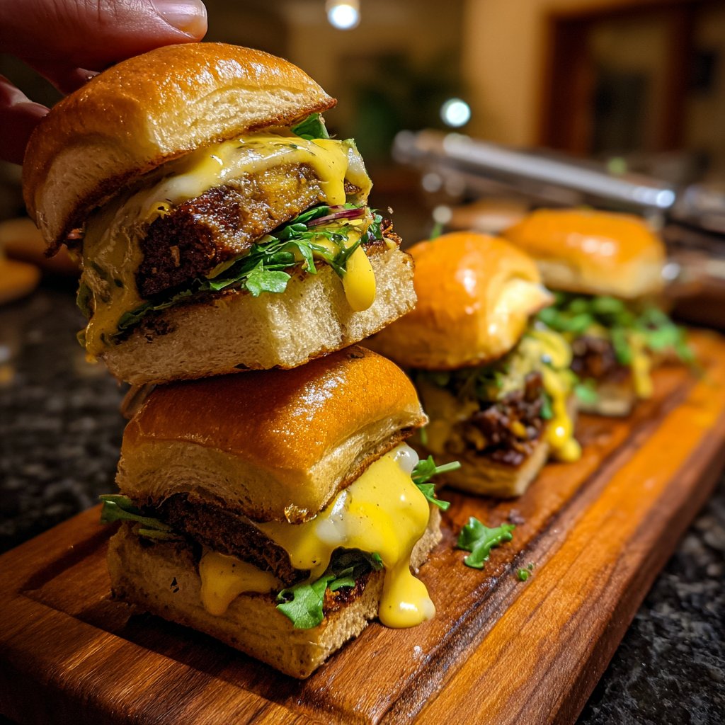 Easy Slider Honey Mustard Tofu Sliders