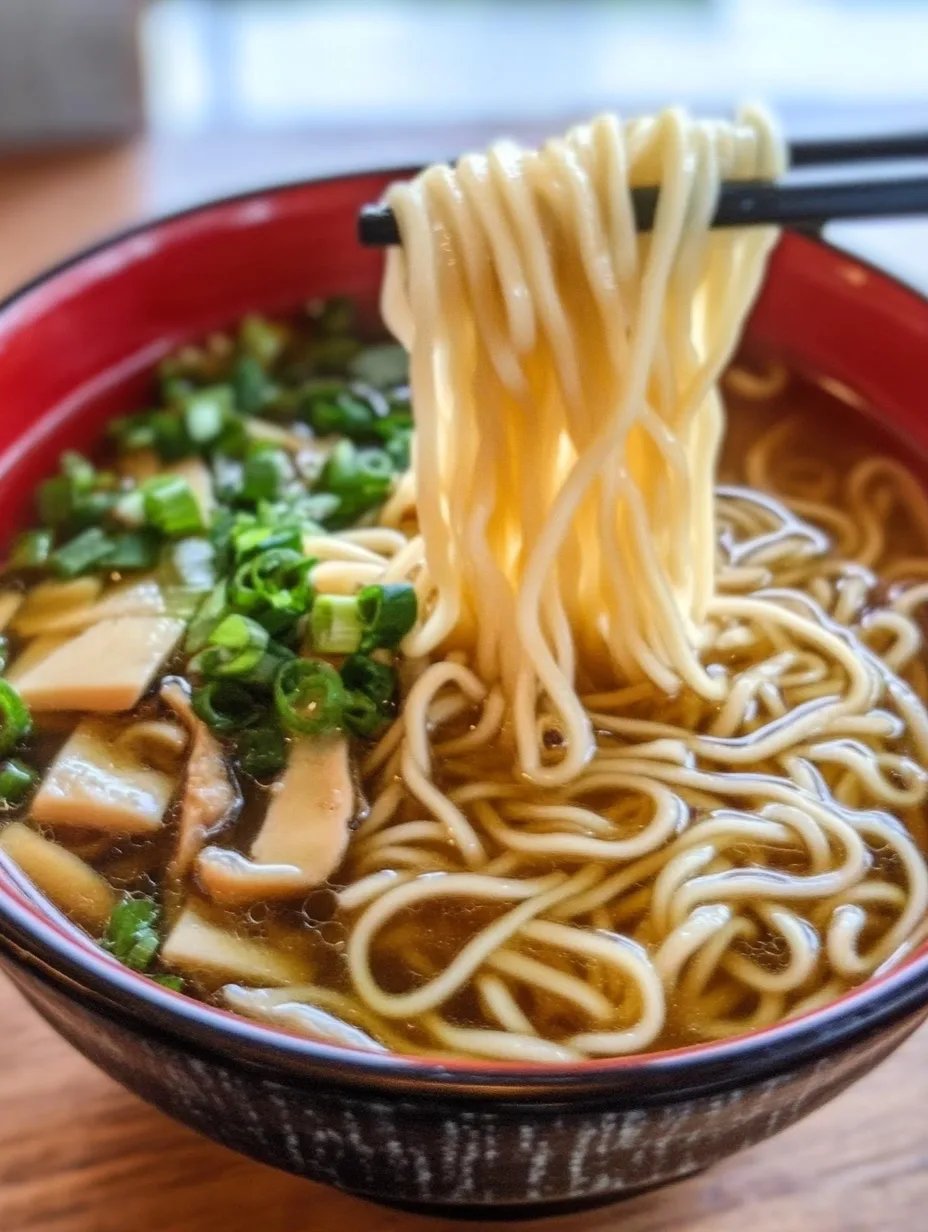 Quick & Easy Chinese Noodle Soup