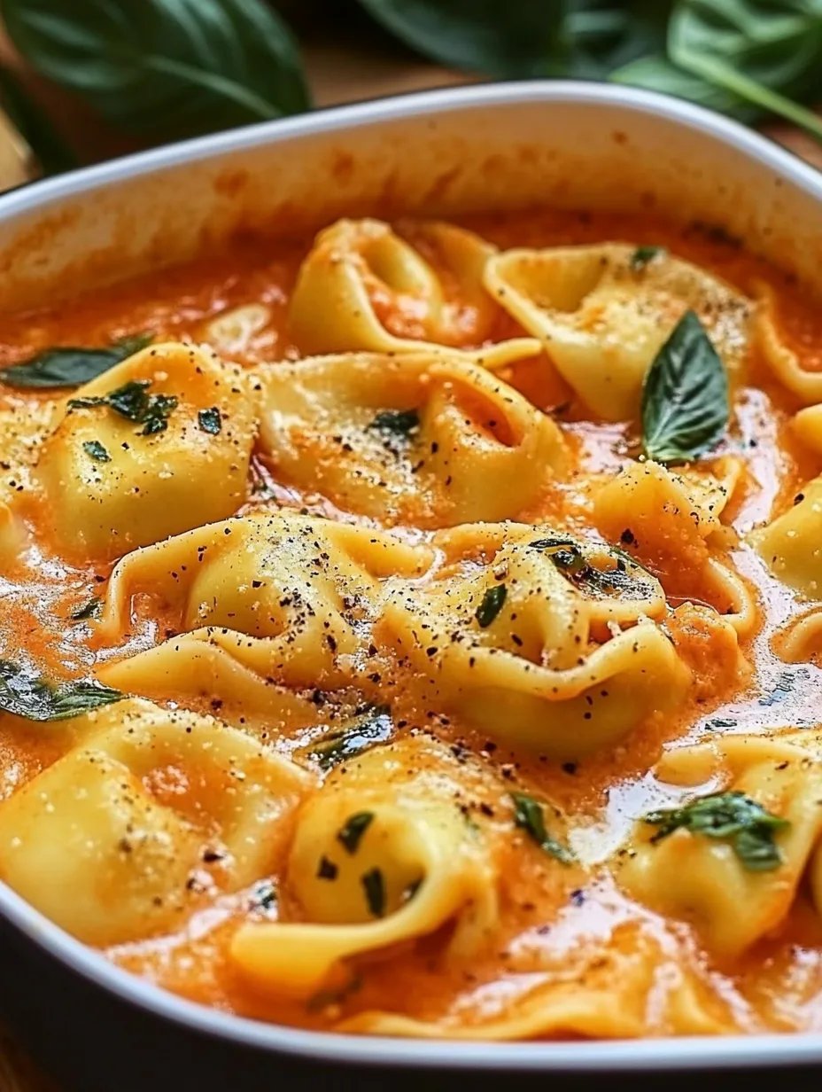 Creamy Tomato Tortellini Soup