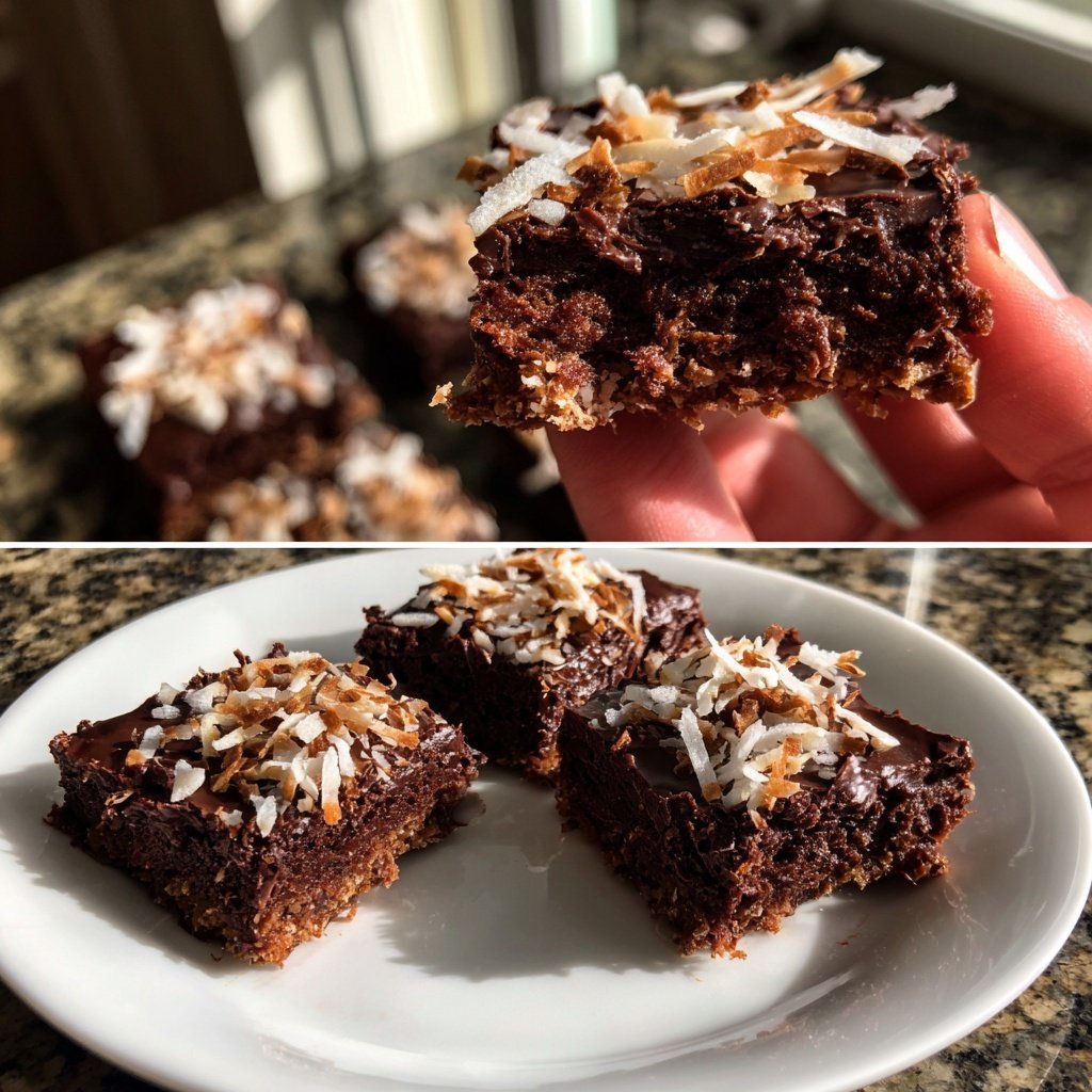 Chocolate Coconut Squares