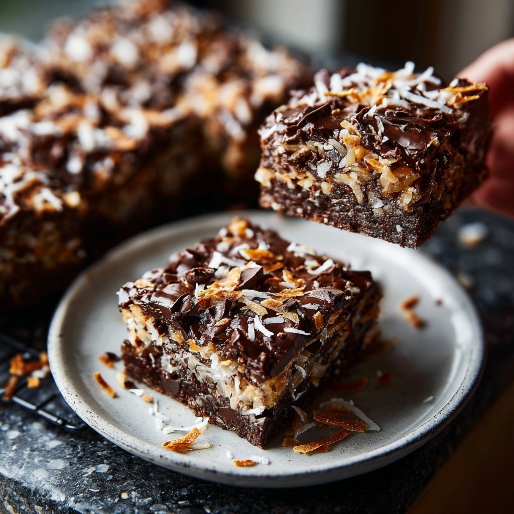 Cottage Cheese Brownies with Coconut