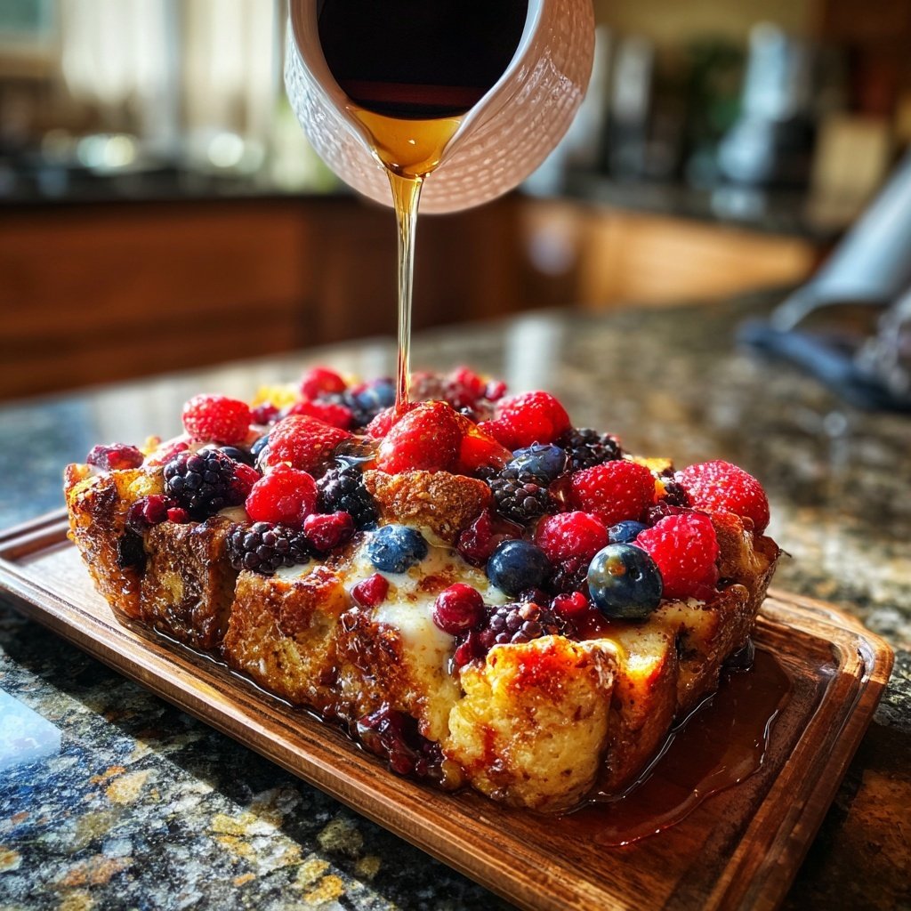 Baked French Toast Casserole With Berries