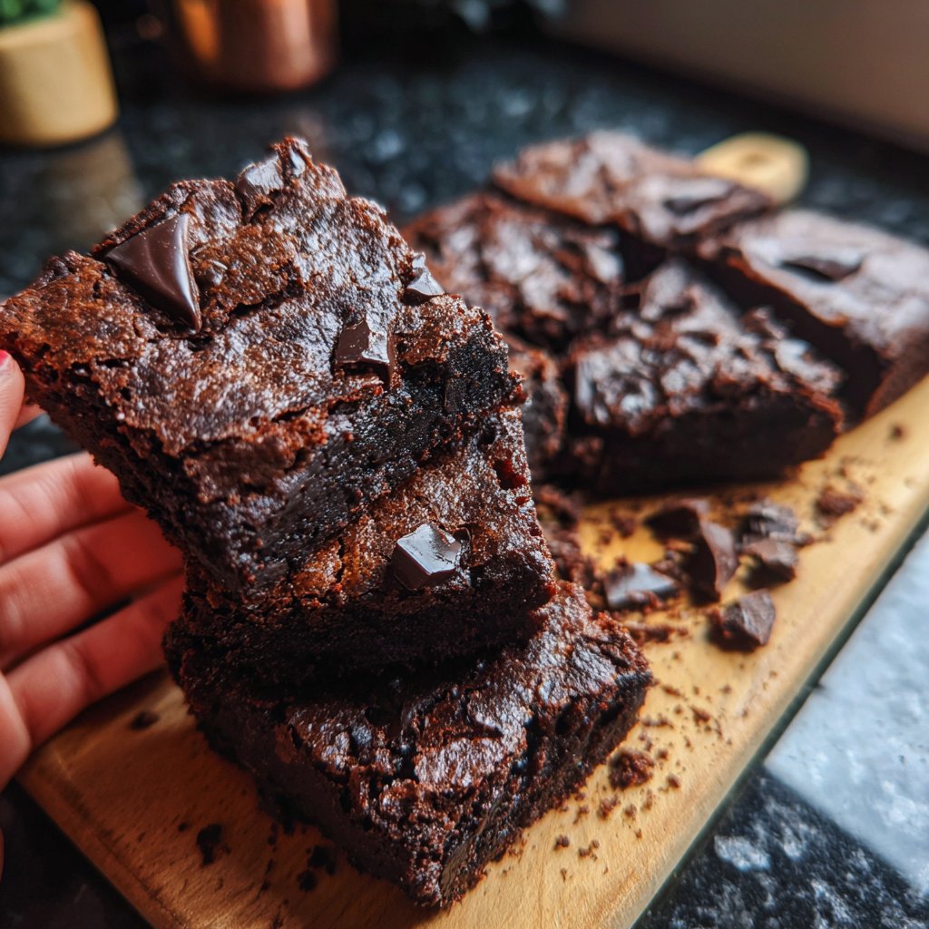 Sourdough Discard Brownies One Bowl