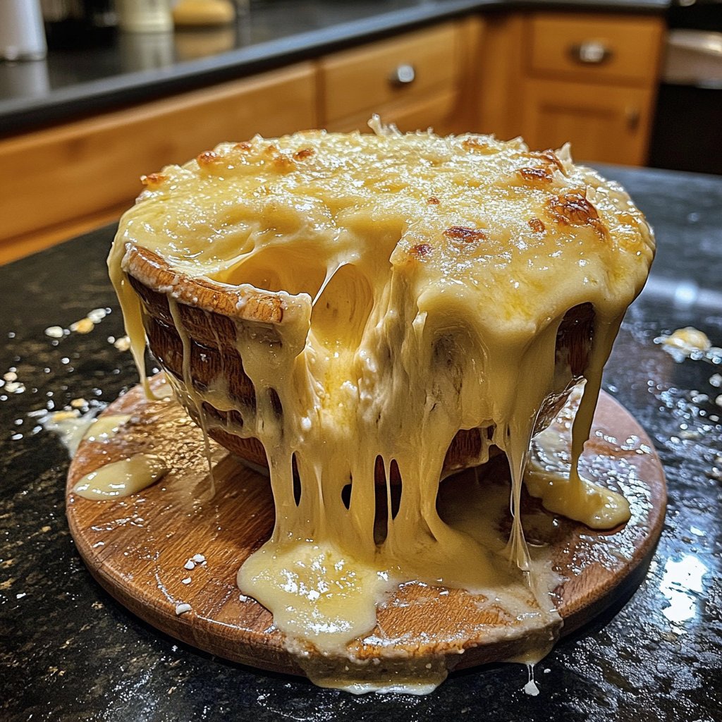 Fondue with Beer and Swiss Cheese