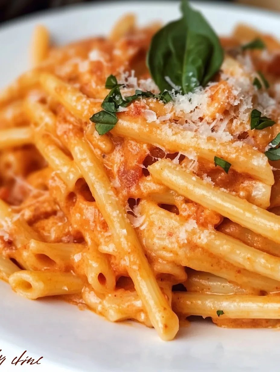 Super Easy Creamy Tomato Pasta