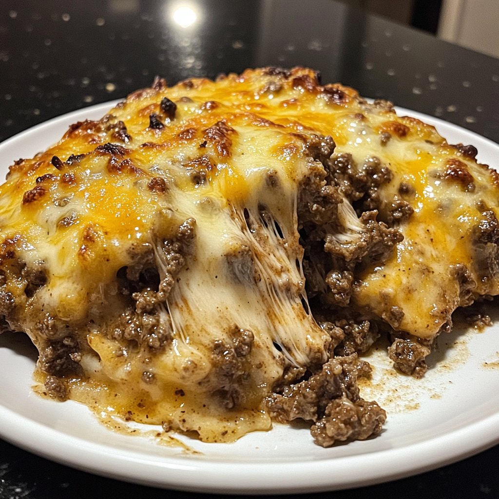 Ground Beef Skillet Cheesy