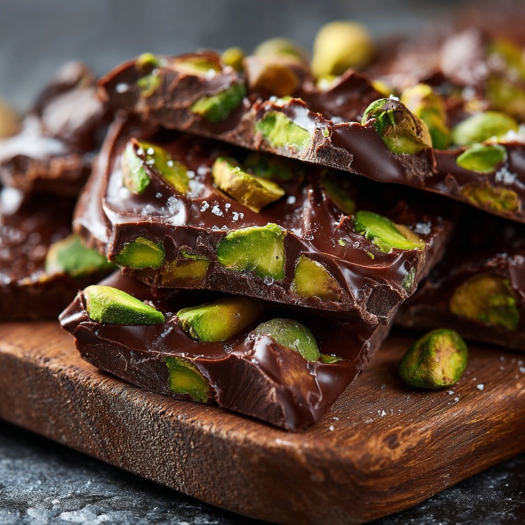 Chocolate Pistachio Bark