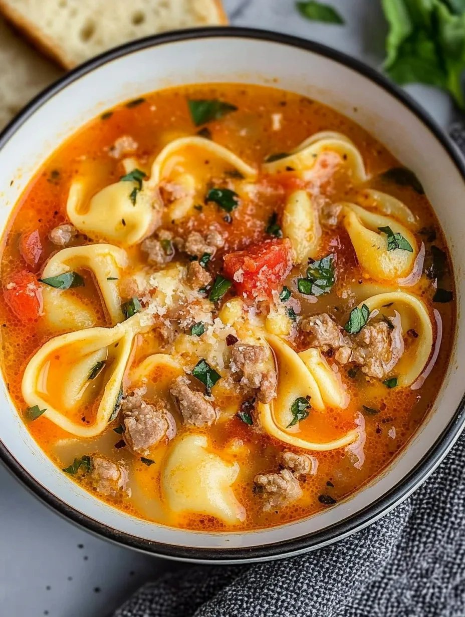 Sausage and Tortellini Soup
